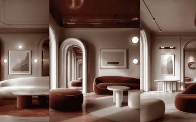 Arches in the interior