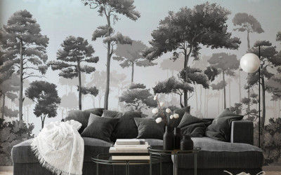 Black and white interiors