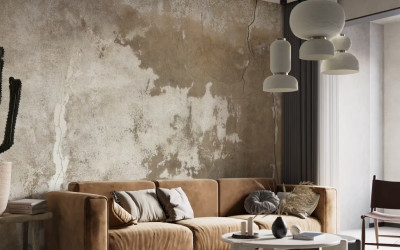 Loggia decorative plaster