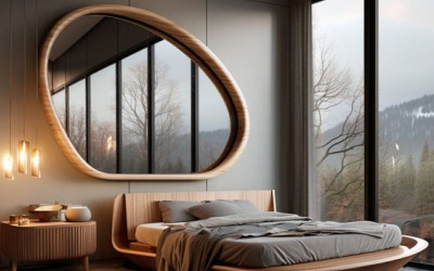 Interior decoration using mirrors
