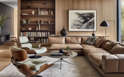 Wooden wallpaper. Stylish, natural, interesting.