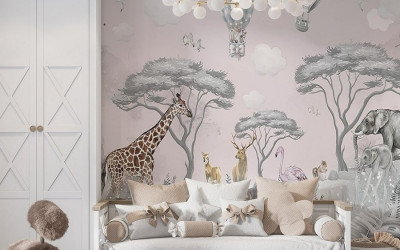 Photo wallpapers for the children's room
