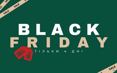 Black Friday – only 4 days of super discounts!