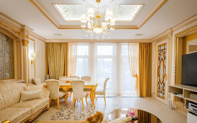 Interior in baroque style