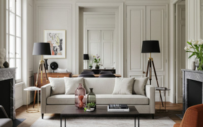 Moldings are a stylish decor for a modern interior