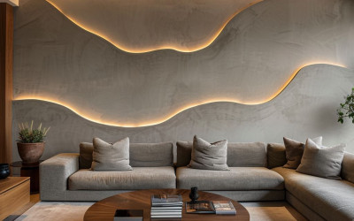 Stretch ceilings and 3D panels to order
