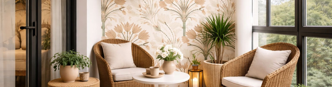 Wallpaper for the balcony and loggia