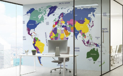 Wallpaper for the office: how to create a stylish and professional work environment