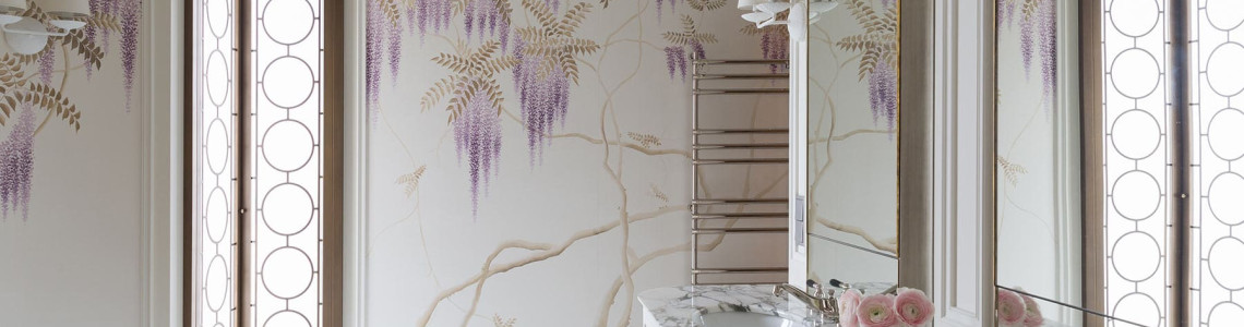 Wallpaper for the bathroom