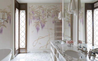 Wallpaper for the bathroom