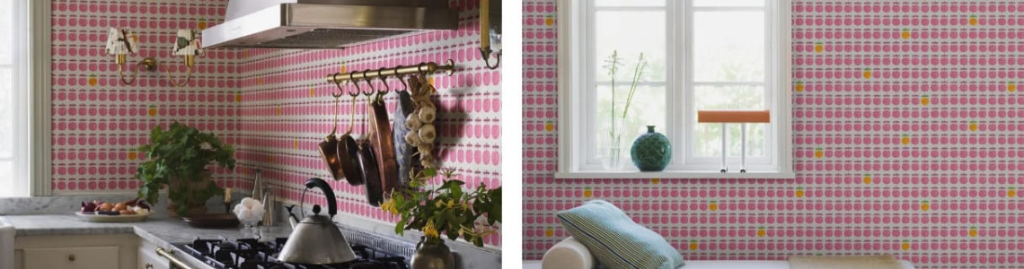 Wallpaper in different rooms: Successful solutions for the living room, bedroom and kitchen