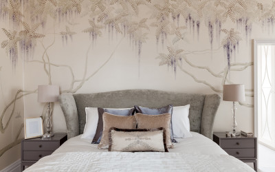 Wallpaper for an apartment in a new building