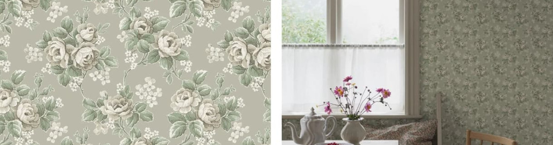 Wallpaper in the style of Provence