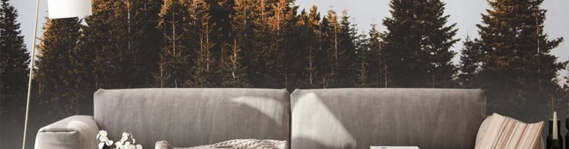 Wallpapers that help create an illusion