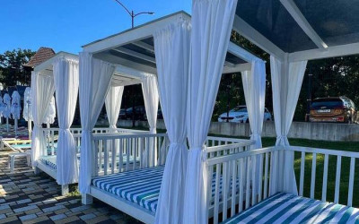 Curtains for gazebos and terraces