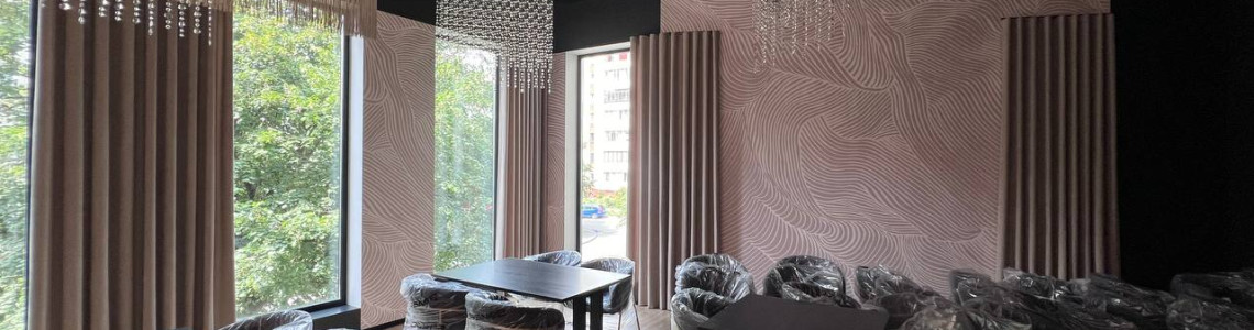 Curtains for restaurants and cafes