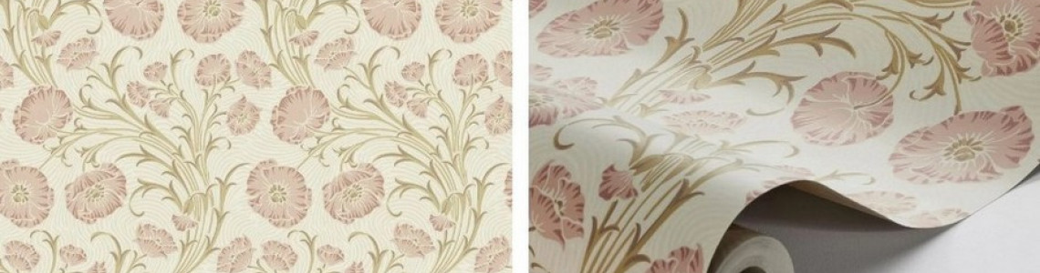 Vinyl wallpaper on a non-woven basis
