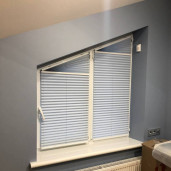 Pleated curtains