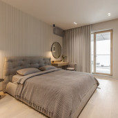 Curtains in the interior