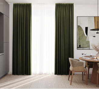 Burlap curtains dimout 124000v14