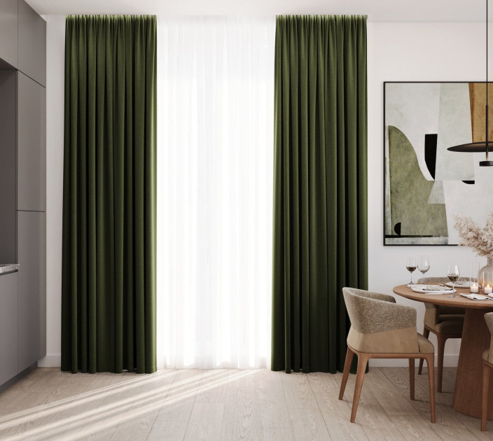 Burlap curtains dimout 124000v14