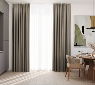 Burlap curtains dimout 124000v18