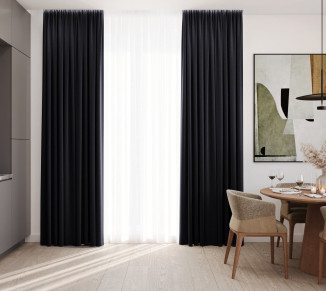 Burlap curtains dimout 124000v21