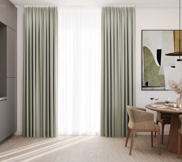 Burlap curtains dimout 124000v2