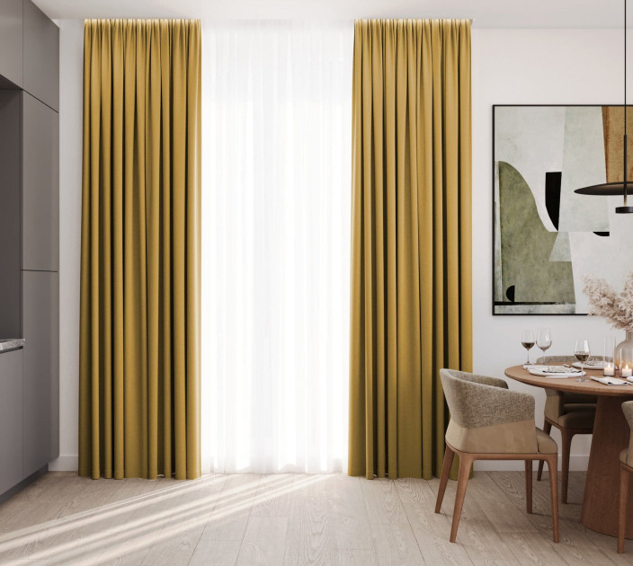 Burlap curtains dimout 124000v4