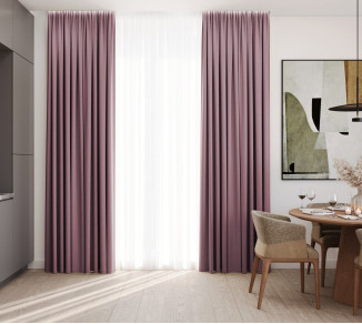 Burlap curtains dimout 124000v9