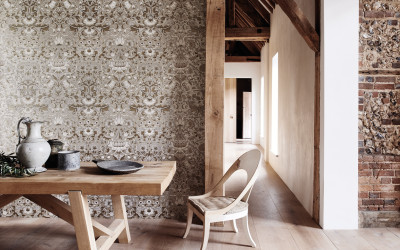 The new Pure wallpaper and textile collection from Morris & CO