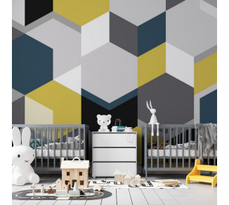 Photo wallpaper Wallstyle 3D Geometry 02
