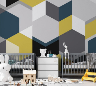 Фотошпалери Wallstyle 3D Геометрія 02