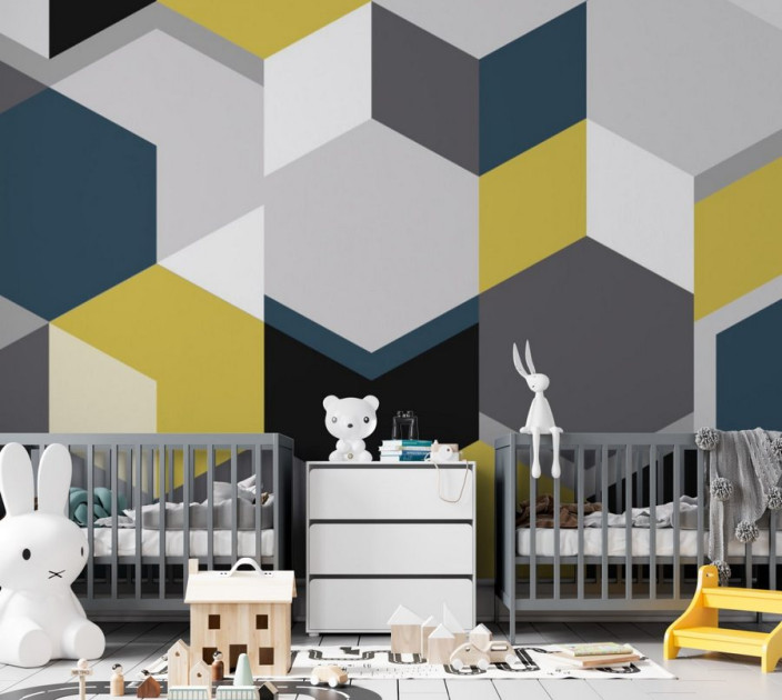 Photo wallpaper Wallstyle 3D Geometry 02