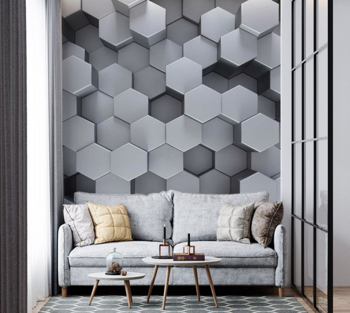 Photo wallpaper Wallstyle 3D Geometry 04
