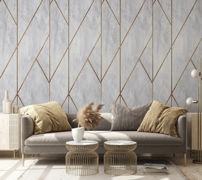 Photo wallpaper Wallstyle Geometry 04