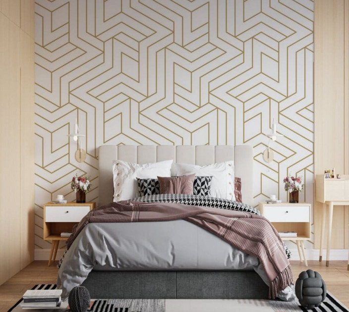 Photo wallpaper Wallstyle Geometry 27