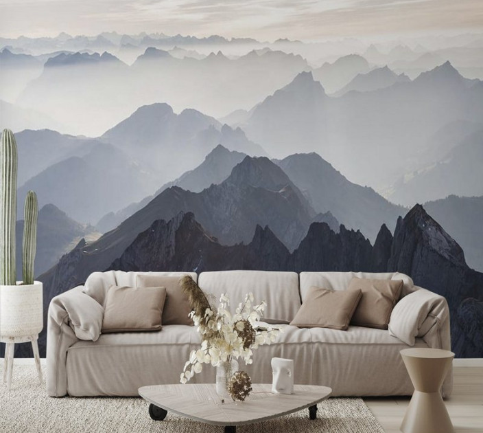 Photo wallpaper Wallstyle Mountains 02