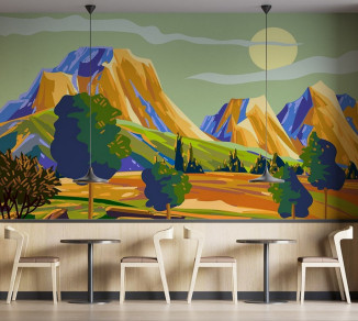Фотошпалери Wallstyle Гори 16