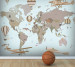 Фотошпалери Wallstyle Мапа світу дитяча 11