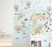 Photo wallpapers Wallstyle Children's world map 20