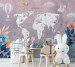 Photo wallpapers Wallstyle Children's world map 29
