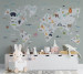Photo wallpapers Wallstyle Children's world map 41