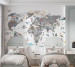 Photo wallpapers Wallstyle Children's world map 50