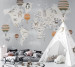 Photo wallpapers Wallstyle Children's world map 54