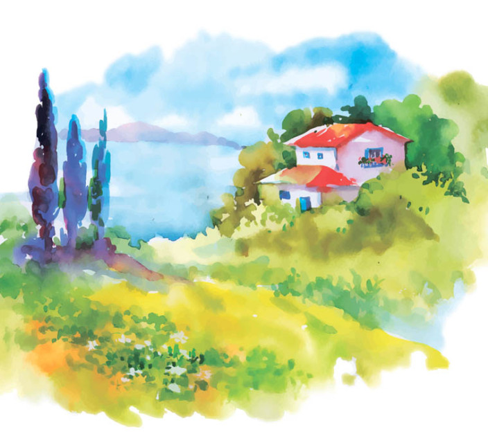 Photo wallpaper Wallstyle Provence 289287518