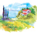 Photo wallpaper Wallstyle Provence 289287518