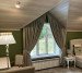 Curtains in the hotel suite room 20202285