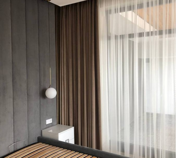 Loft curtains in the bedroom 20202208