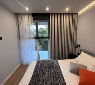 Wooden blinds, straight curtains and tulle 20202028